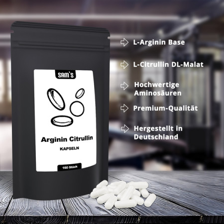 Arginin Citrullin Kapseln